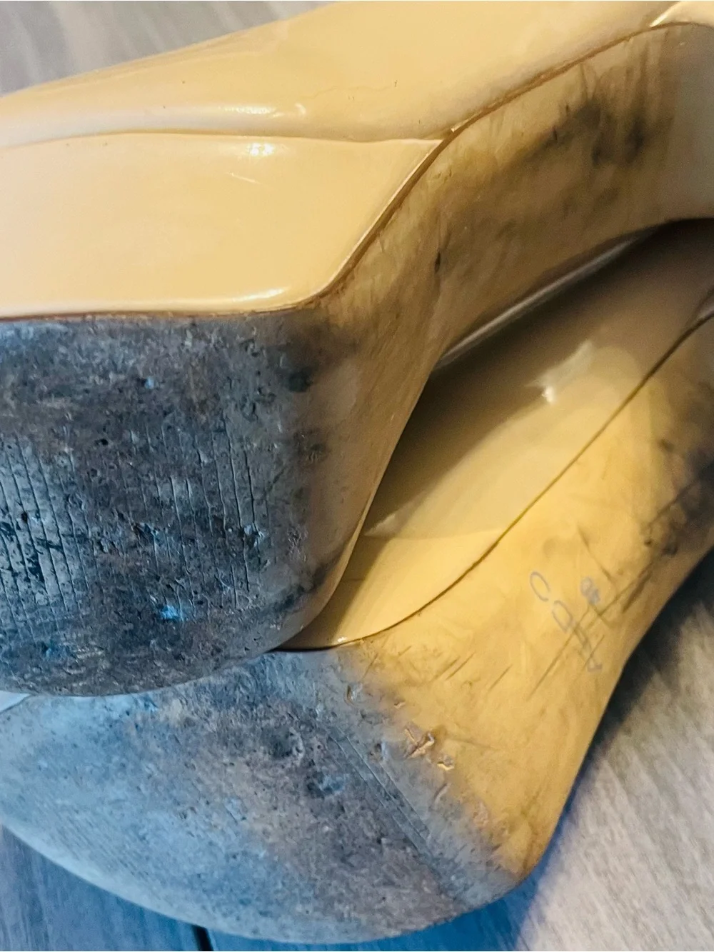 ALDO Nude Platform Heels Size 40 / US 9